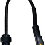 QUICKCAR ELECTRIC TEMP SENDER 2 WIRE BLACK