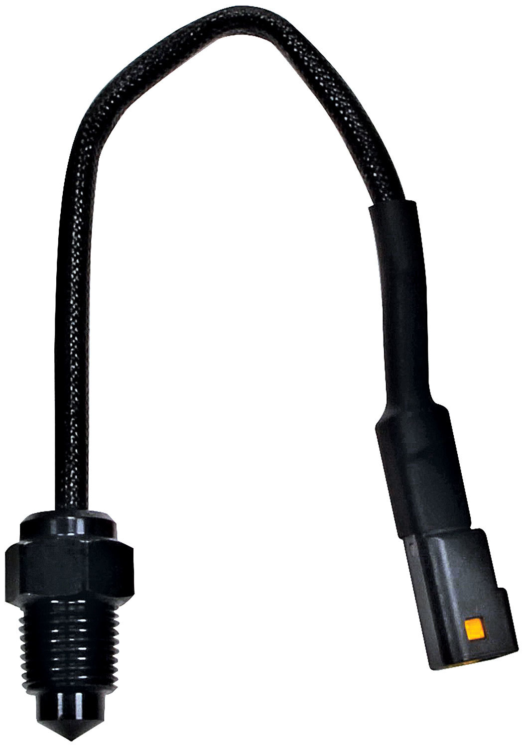 9ec23183-59a4-4447-9450-c8dd35b4b270 QUICKCAR ELECTRIC TEMP SENDER 2 WIRE BLACK - Image 1