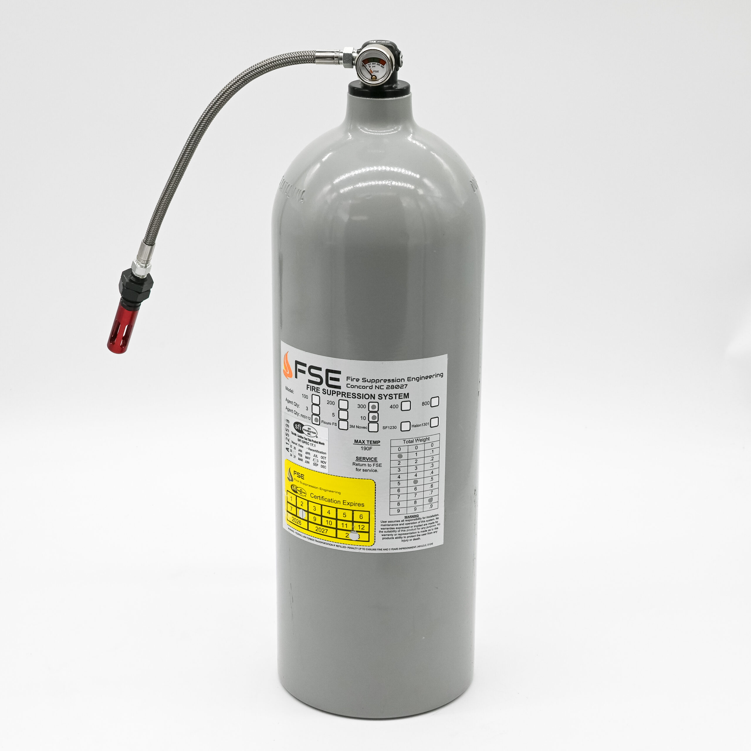 4caa983e-30ab-448b-a755-c01089fa729e FIRE SUPPRESSION SYSTEM WITH CLAMPS - Image 1