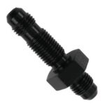 STR BULKHEAD FITTING #3 BLACK